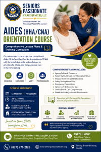 AIDES (HHA/CNA) ORIENTATION COURSE